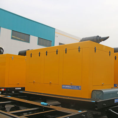 Steel Mobile Light Plant Generator Heavy Duty Genset Lighting Tower