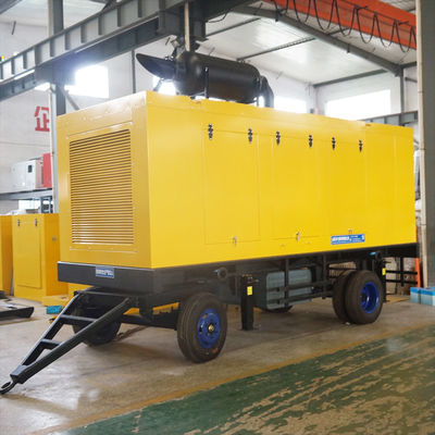 Steel Mobile Light Plant Generator Heavy Duty Genset Lighting Tower
