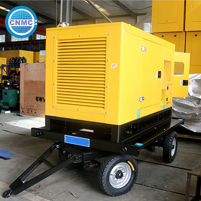 Commercial Trailer Type Generator Soundproof 25KVA Powered By Cummins