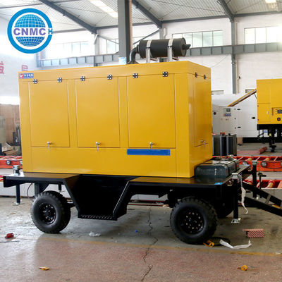Commercial Trailer Type Generator Soundproof 25KVA Powered By Cummins