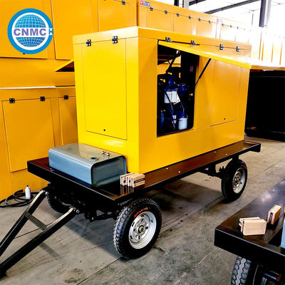 Commercial Trailer Type Generator Soundproof 25KVA Powered By Cummins