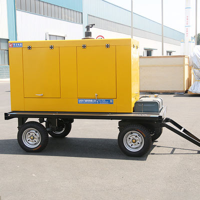 Steel Mobile Light Plant Generator Heavy Duty Genset Lighting Tower